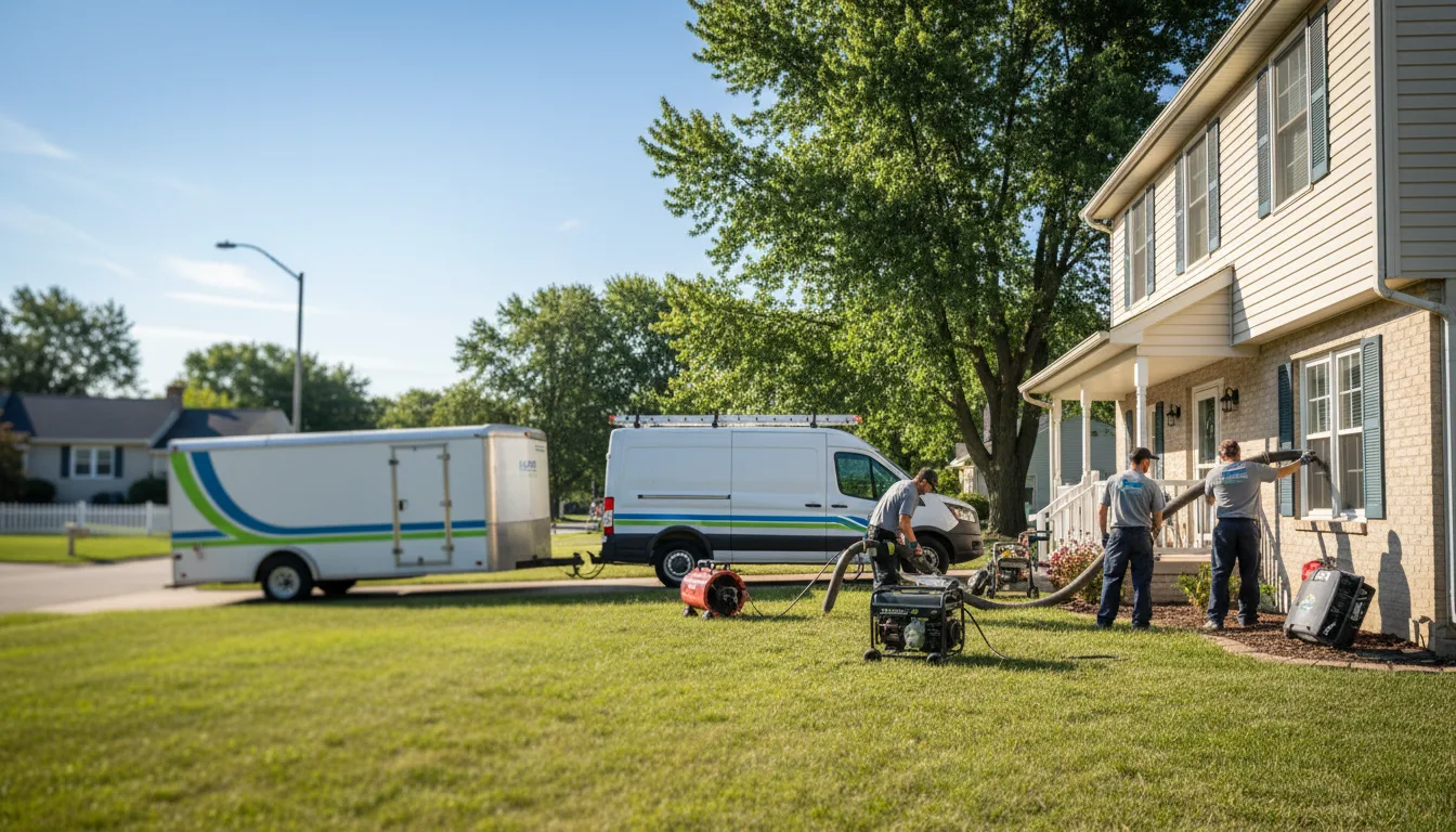 Flooded Basement Restoration And Cleanup With Repair in Buffalo, IN near me